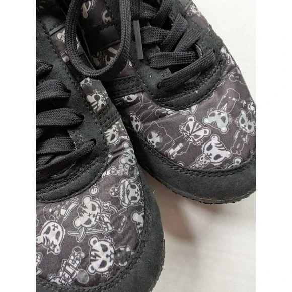 Onitsuka Tiger x Tokidoki Mens 9 Black Ultimate 81 D53AQ-9090 Cartoon Print - Picture 7 of 12